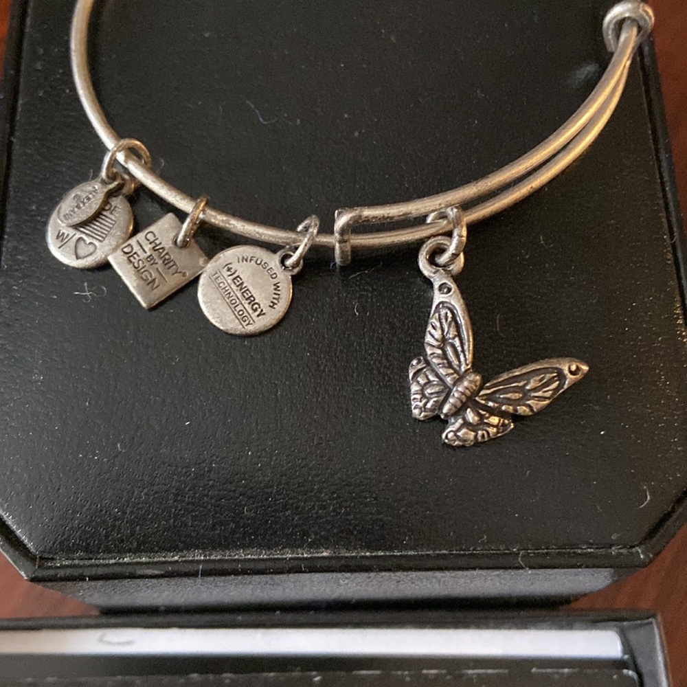 Alex and Ani Butterfly Bracelet - Picture 3 of 5